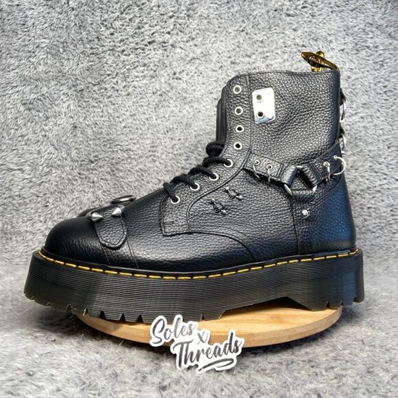 Dr. Martens Jadon HDW Piercing Size 13 Men Milled Nappa Leather Platform Boot main image 7